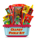 Chamoy Pickle Kit, Mexican Candy Mix Ready to make the Famous TikTok Trend, Includes Original Alamo Dill Pickle, Baby Lucas, Lucas Gusano, Skwinkles Salsaghetti & Other Mexican Candy by LookOn