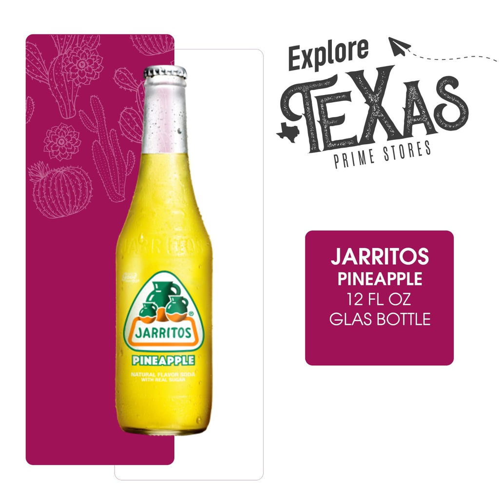 Jarritos 12-Pack of Mango Mexican Soft Drink Glass Bottle 12 fl oz Made with 100% Natural Sugar