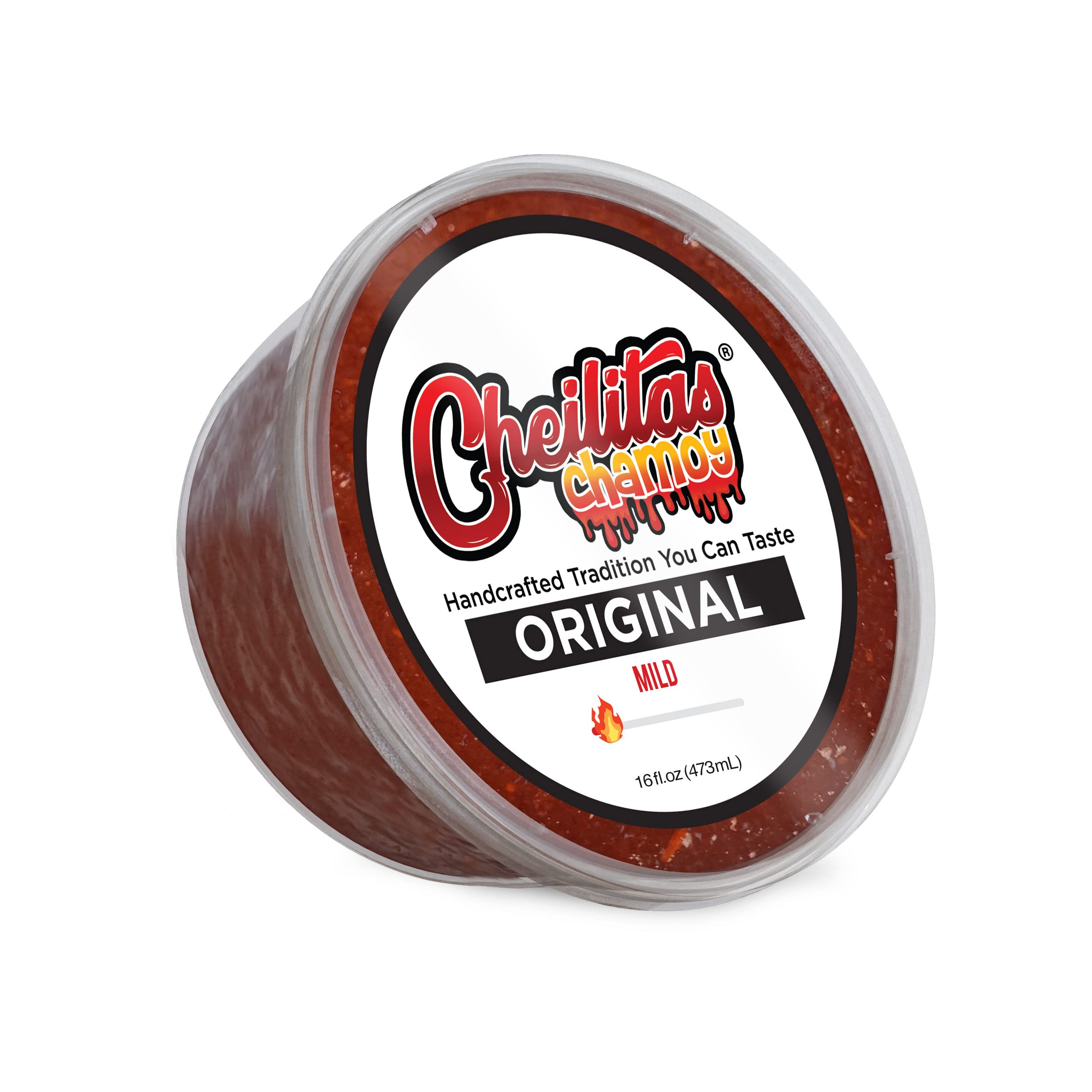 Cheilitas Chamoy Mexican Rim Candy Dip Paste 8 oz | Hand Crafted for Drinks, Cocktails, Micheladas, Beer and More (Tamarind)