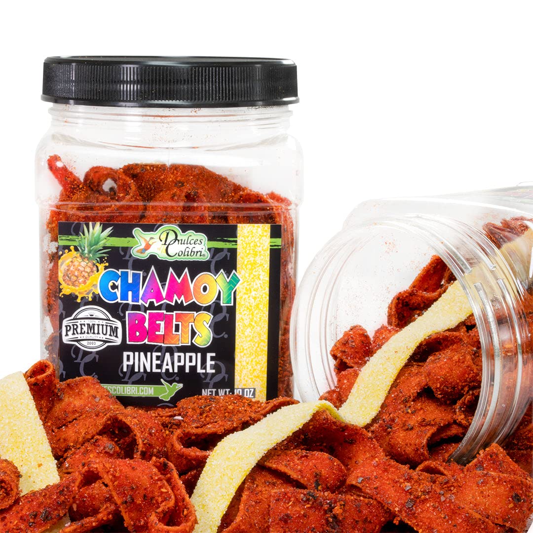 Dry Chamoy Coated Mango Gummies | 9oz Jar | PREMIUM | Mess Free | Authentic Bold Mexican Flavors | Artisan Made, Fresh & Delicious|
