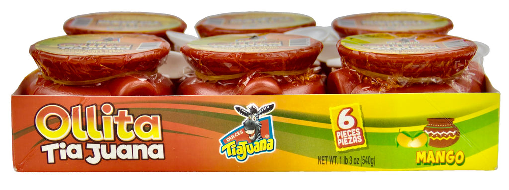 Ollita Tiajuana - Mini-Pot Tamarind Flavor Soft Candy: Dulce Suave Sabor Tamarindo