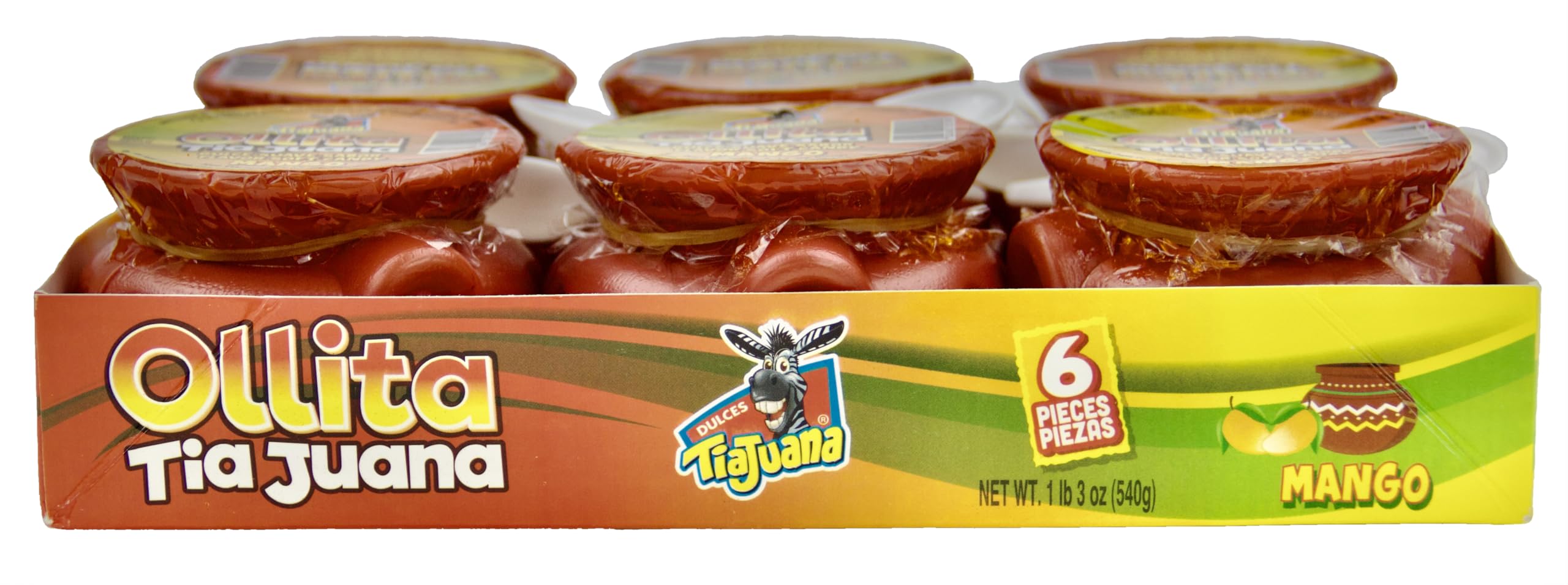 Ollita Tiajuana - Mini-Pot Tamarind Flavor Soft Candy: Dulce Suave Sabor Tamarindo