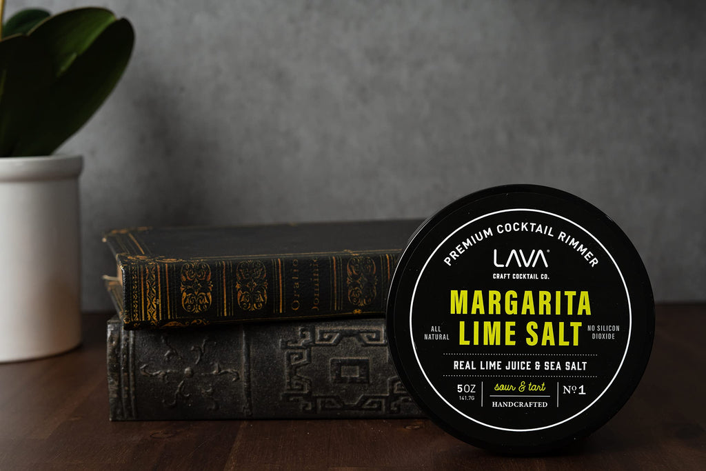 LAVA Premium Chile Lime Clásico Cocktail Rimmer 5oz, All Natural Bloody Mary Rimmer, Michelada Rimmer, Margarita Rimmer Salt, No Silicon Dioxide, with Screw-On Lid