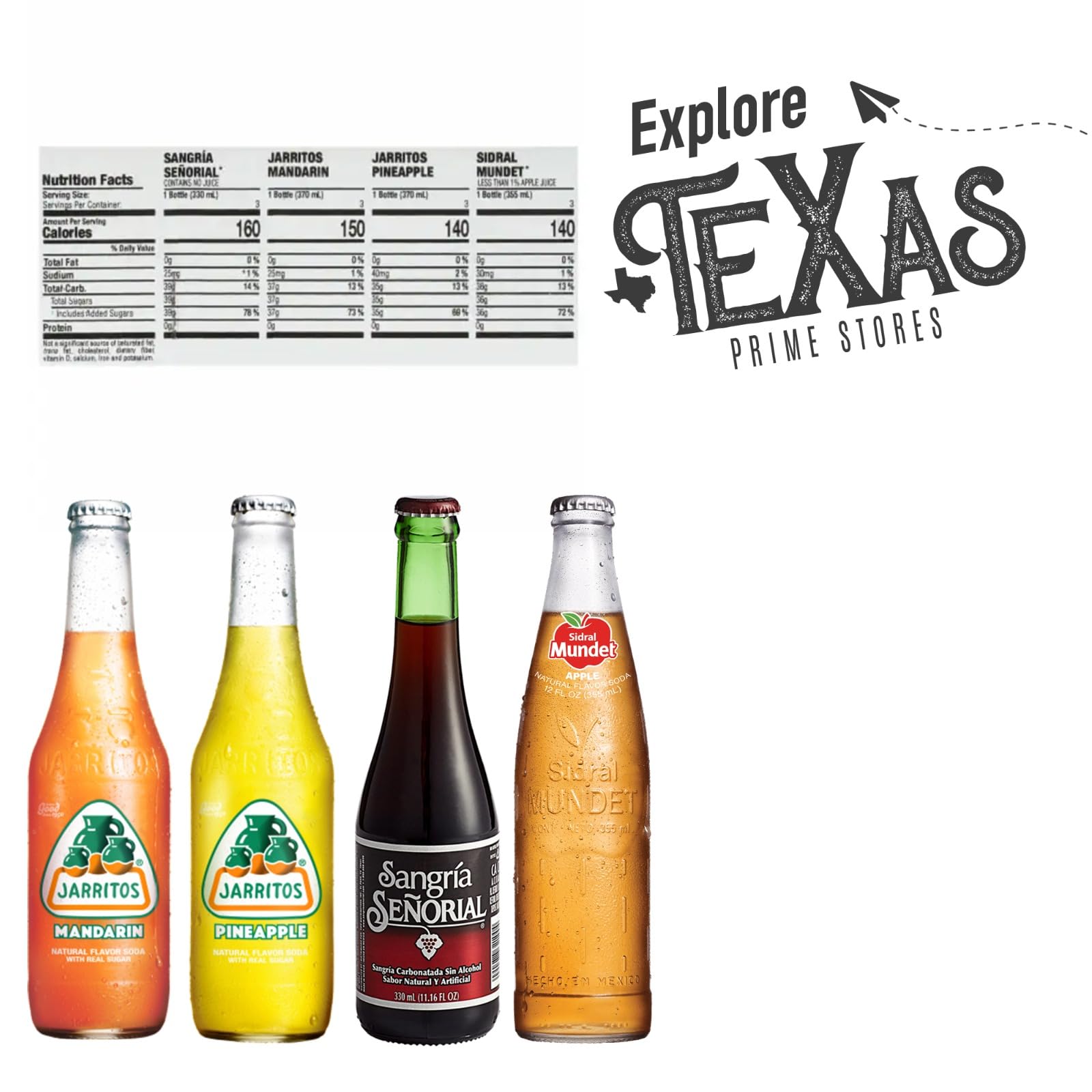 Jarritos 12-Pack of Mango Mexican Soft Drink Glass Bottle 12 fl oz Made with 100% Natural Sugar