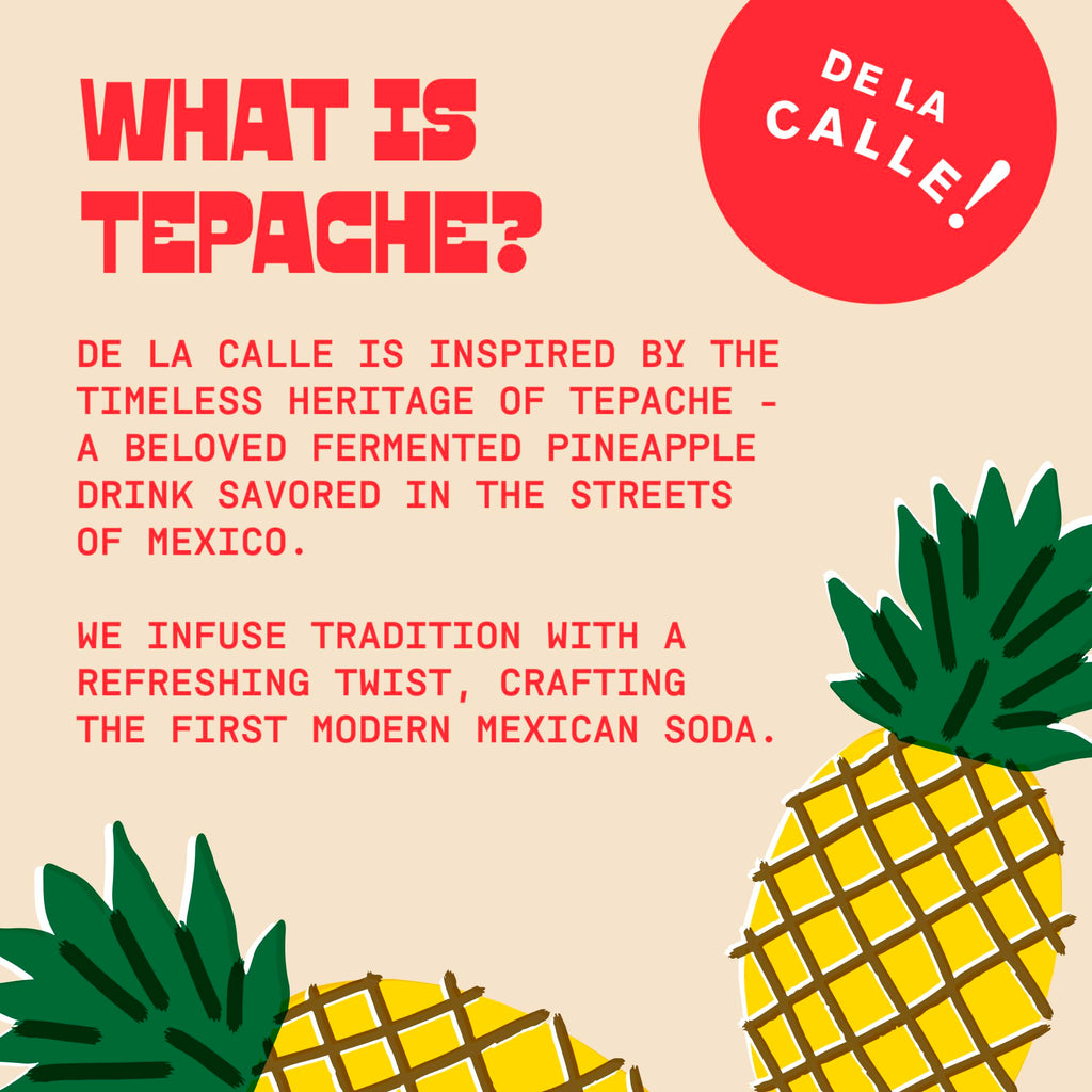 De La Calle Tepache - Mixta Variety Pack - Modern Mexican Soda - Craft Fermented Pineapple Sparkling Beverage - Certified Organic, Non-Alcoholic, Healthy Soda, Low Sugar, Low Calorie, Non-GMO