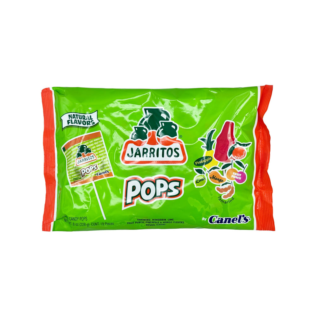 Jarritos Pops - Spicy or Sweet Assorted Pack Naturally Flavored Lollipop Candy, Mexican Candies, Dulces Mexicanos, Snack, Treat, Suckers (Spicy)
