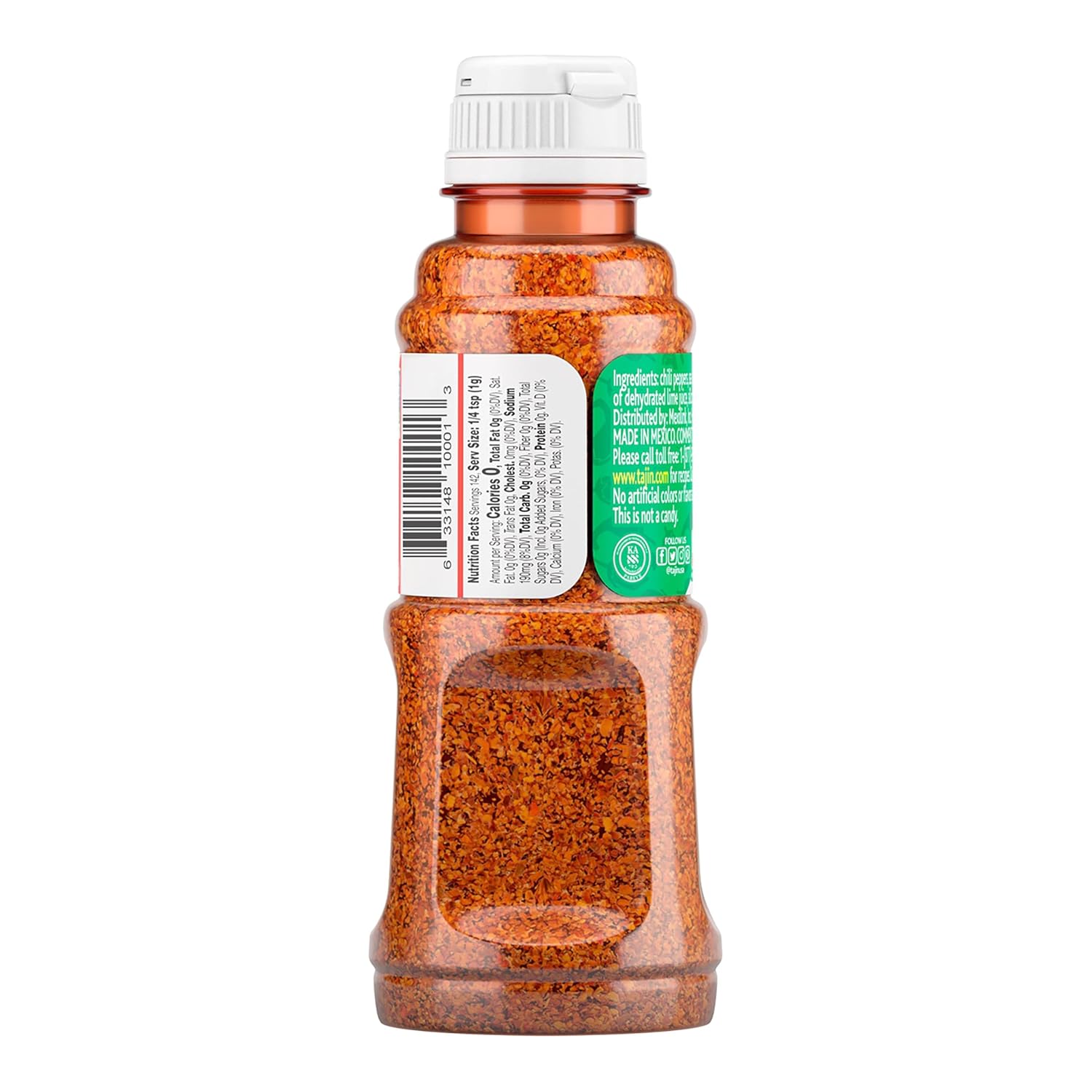 Tajin Clásico Seasoning, Authentic Mexican Chili Lime Spice Blend for Fruit, Snacks, Tacos, and Cocktails, Zesty Flavor Enhancer, 5 oz (Pack of 1)