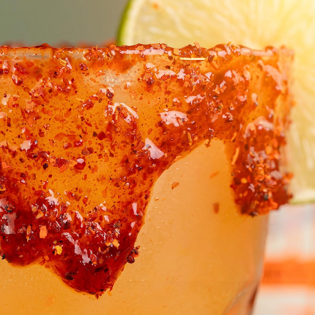 CHILEMOY Rim Dip Chamoy | Handcrafted Mexico | Chamoy Rim Paste for Cocktails, Beer, Seltzer, Michelada Rim Dip | Tajin Rimmer for Cocktails 8oz Mango