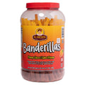 Banderilla El Metate Tamarindo/Tamarind Candy Sticks - No Wrapper - 50 Mexican Spicy Candy Sticks with Biodegradable Straws