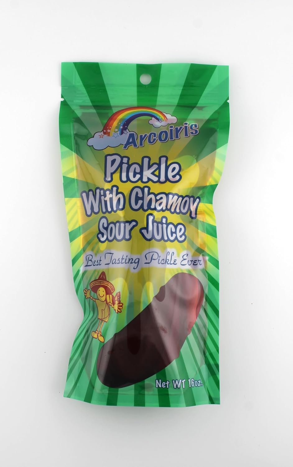 Arcoiris Sour Chamoy Pickle Kit, Ready to make the Famous Viral TikTok Trend, Includes Original Sour Dill Pickle, Baby Lucas, Lucas Gusano, Skwinkles Salsaghetti & and Other Mexican Candy by LookOn