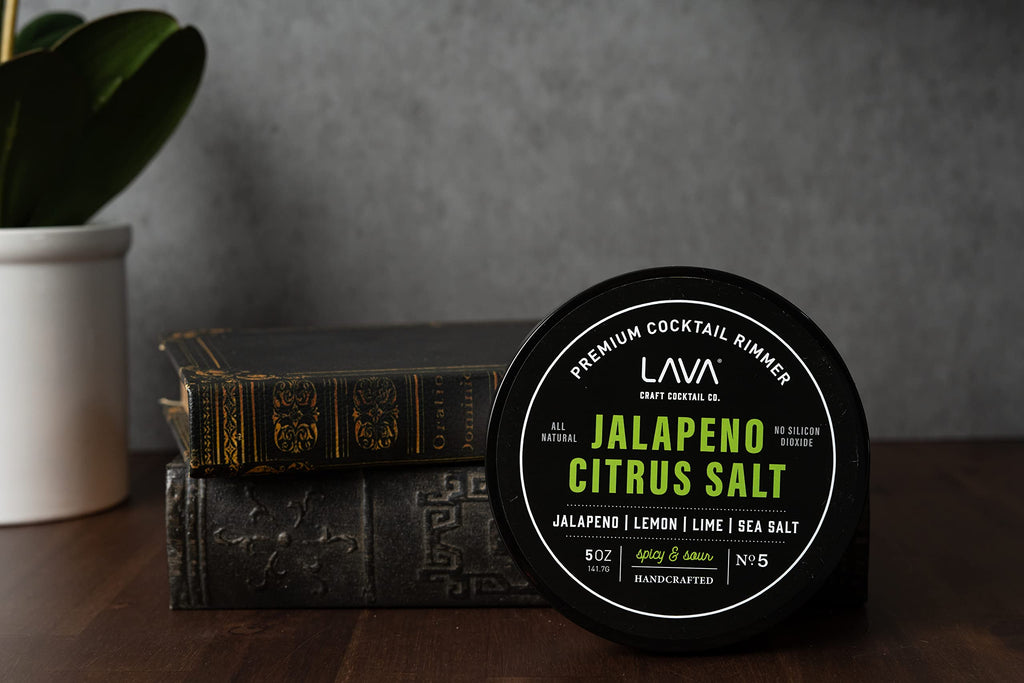 LAVA Premium Chile Lime Clásico Cocktail Rimmer 5oz, All Natural Bloody Mary Rimmer, Michelada Rimmer, Margarita Rimmer Salt, No Silicon Dioxide, with Screw-On Lid