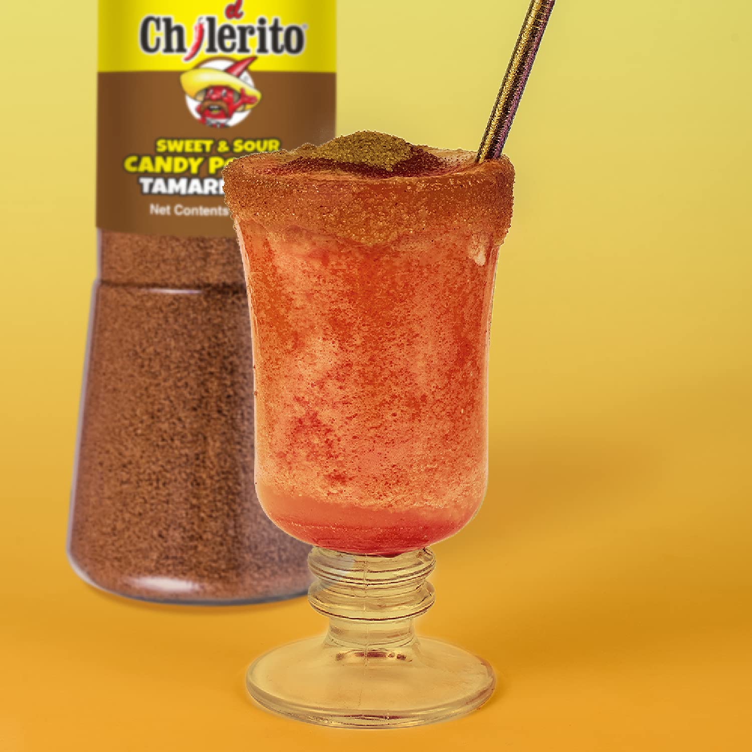 EL CHILERITO Candy Powder Tamarind Flavor 960g/ 32.2 Fl. Oz - Mexican Foods – For All Your Topping Needs - To Share With Friends And Family - Kosher - Tamarind