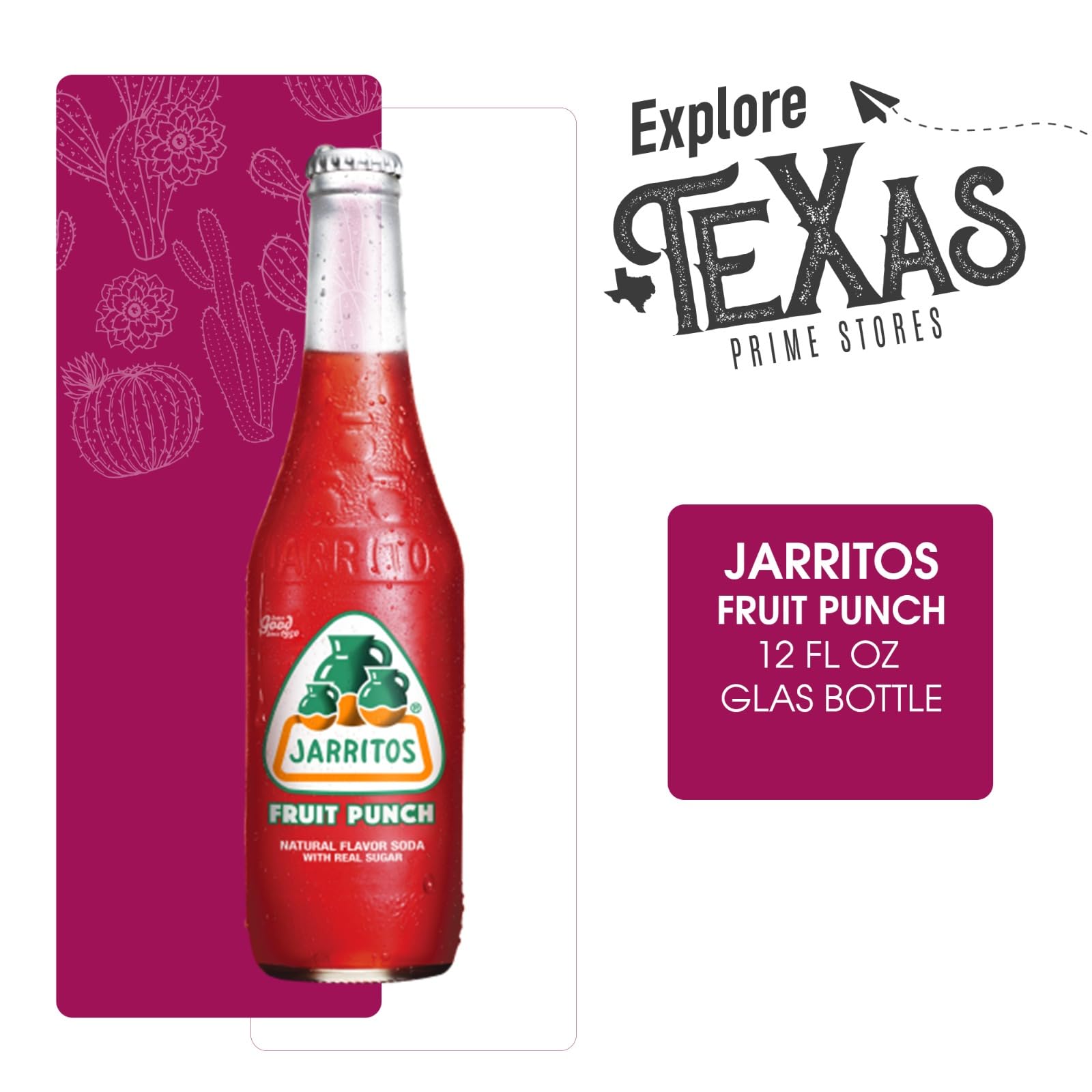 Jarritos 12-Pack of Pineapple Mexican Soft Drink Glass Bottle 12 fl oz Made with 100% Natural Sugar