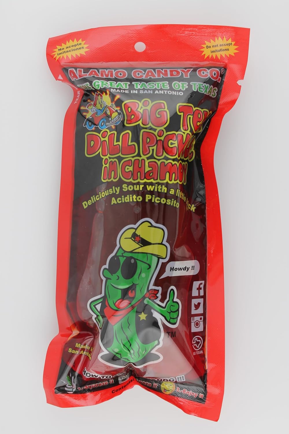 Chamoy Pickle Kit, Mexican Candy Mix Ready to make the Famous TikTok Trend, Includes Original Alamo Dill Pickle, Baby Lucas, Lucas Gusano, Skwinkles Salsaghetti & Other Mexican Candy by LookOn