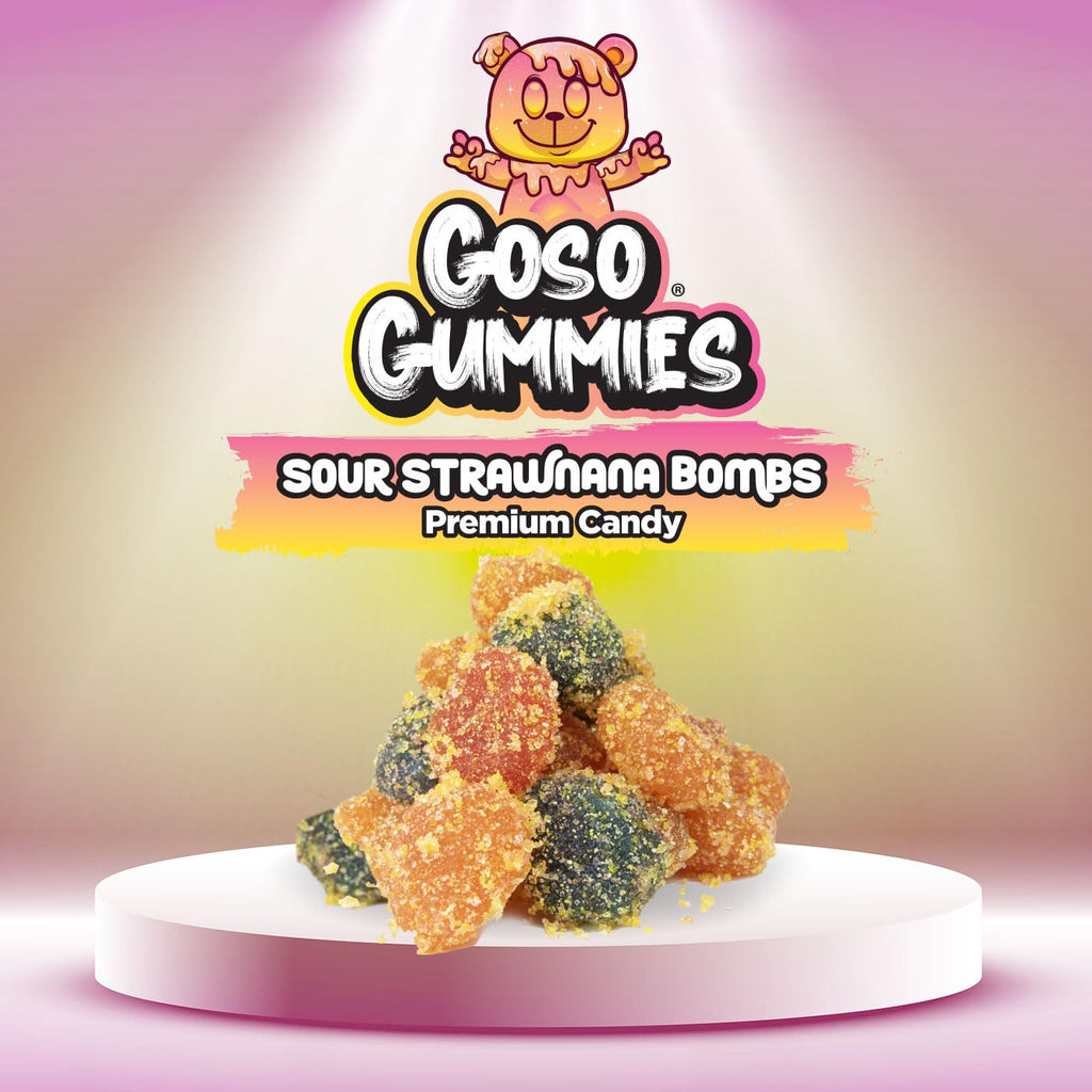 Goso Gummies Spicy Chamoy Gusher Bombs – 6oz Resealable Bag – Tangy Chamoy Filled Gusher Candy