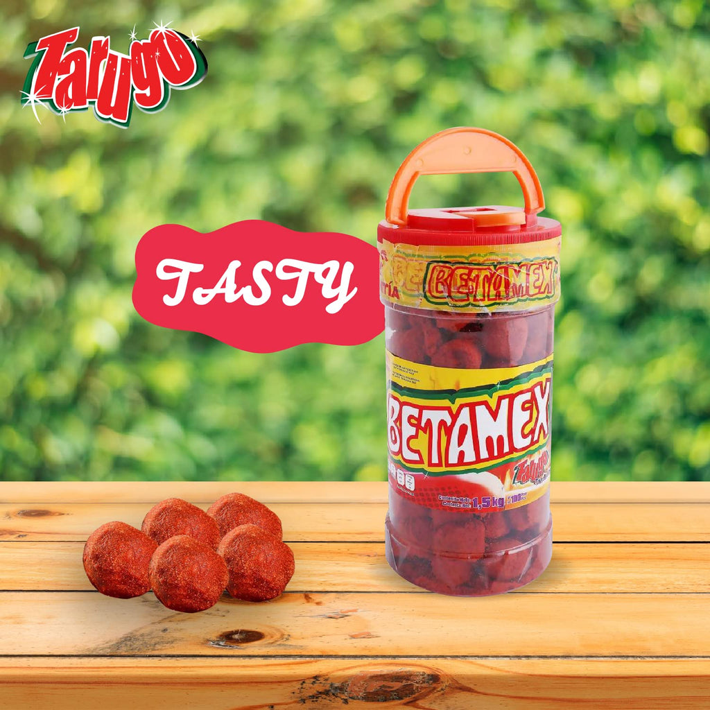 BETAMEX Tarugo Candy Tamarind Flavor 1.5kg/ 3.3 pounds – Mexican Food – Spicy Flavor and Delicious Tamarind Flavor