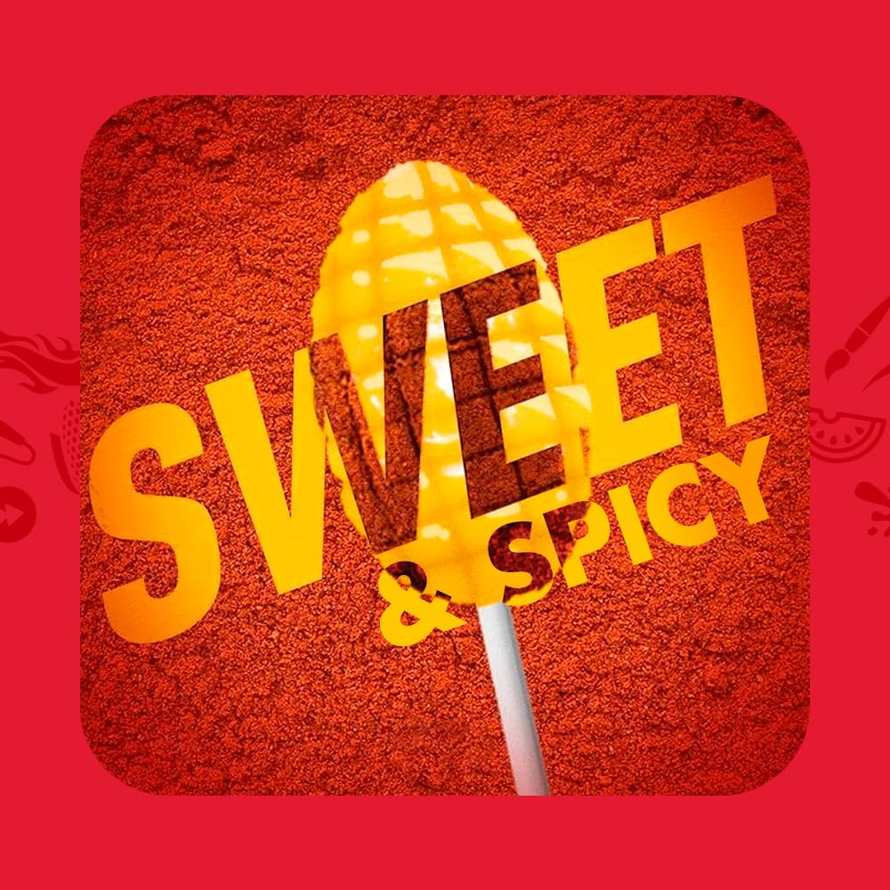 Vero Elotes Strawberry Flavored Lollipops Coated with Chili Powder 40 Count Bag (Net Wt. 22.4 Ounces) - Corn Shaped Mexican Candy - Individually Wrapped Lollipops for Piñatas, Halloween, and More.