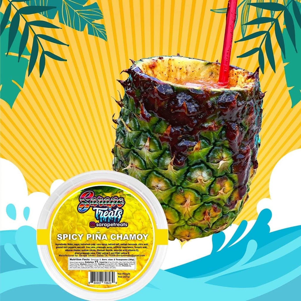 Sarape Treats Chamoy Rim Dip Mexican Tamarind Paste for Drinks, Fruit, Alcoholic Beverages, Candy, and More (Mango)
