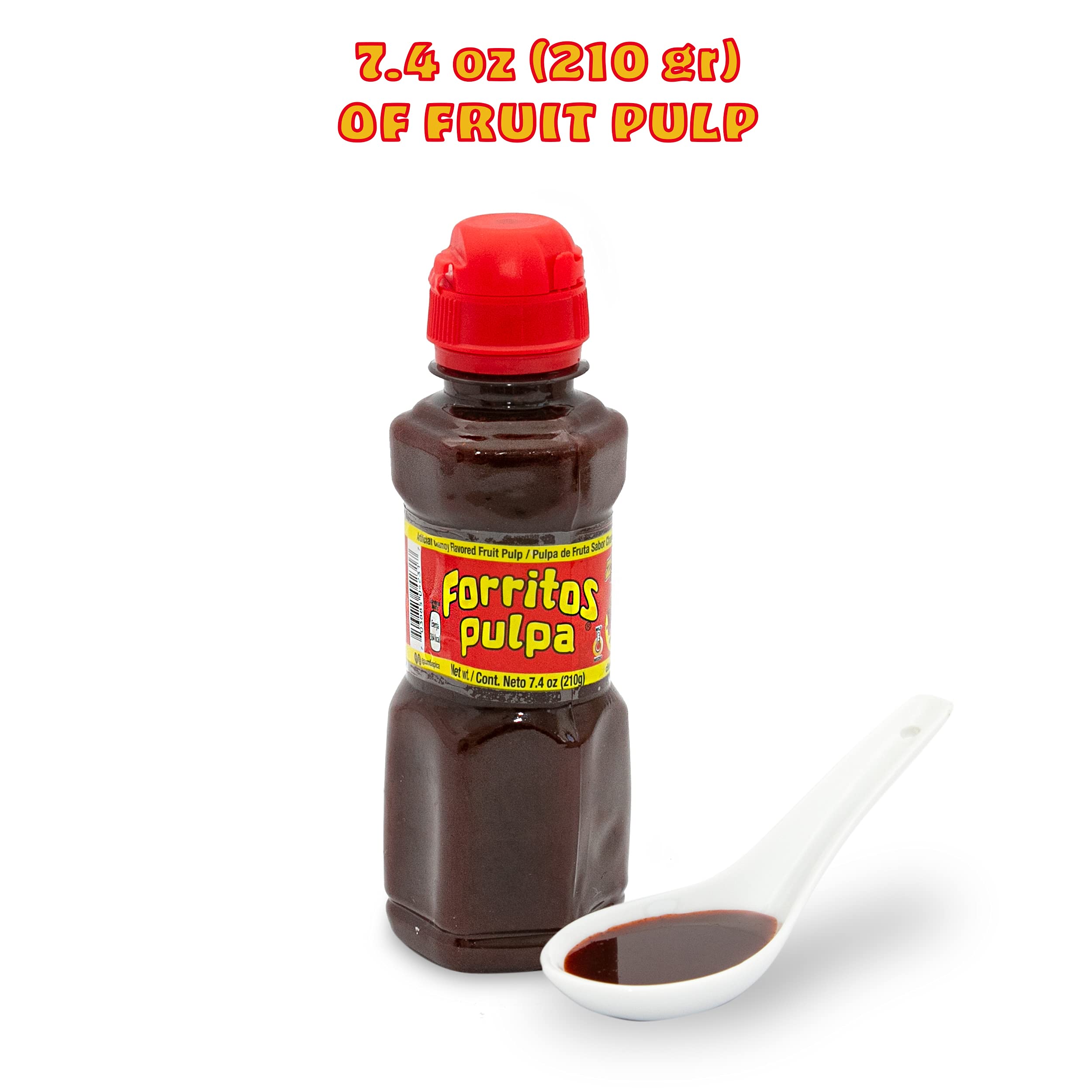 Zumba Pica Forritos Pulpa Chamoy Sauce 2.2lb (1kg) - Chamoy Candy - Chamoy Rim dip for Fruit - Chamoy Rim Paste - Chilito Chamoy - Mexican Candy