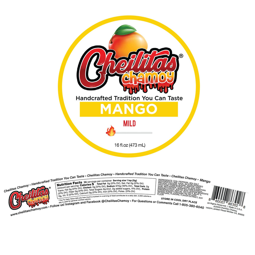 Cheilitas Chamoy Mexican Rim Candy Dip Paste 8 oz | Hand Crafted for Drinks, Cocktails, Micheladas, Beer and More (Tamarind)
