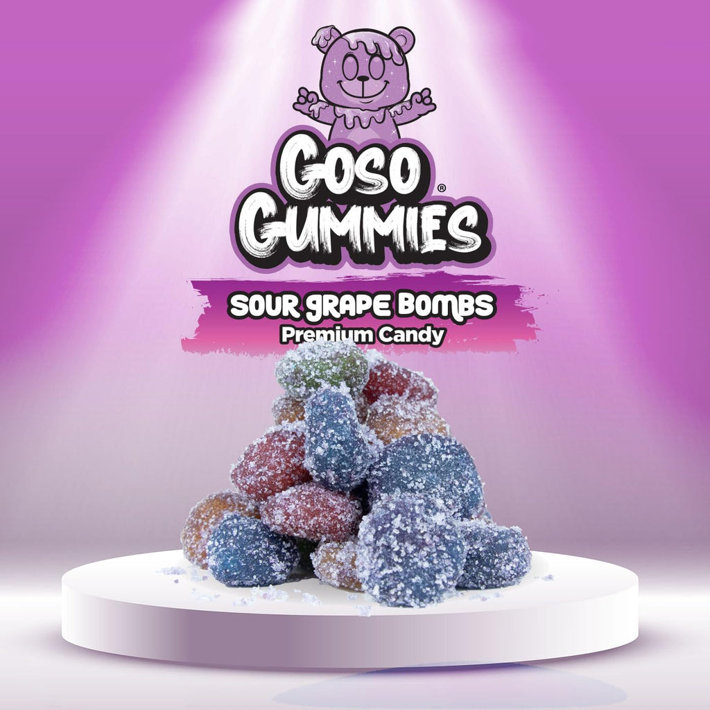 Goso Gummies Spicy Chamoy Gusher Bombs – 6oz Resealable Bag – Tangy Chamoy Filled Gusher Candy