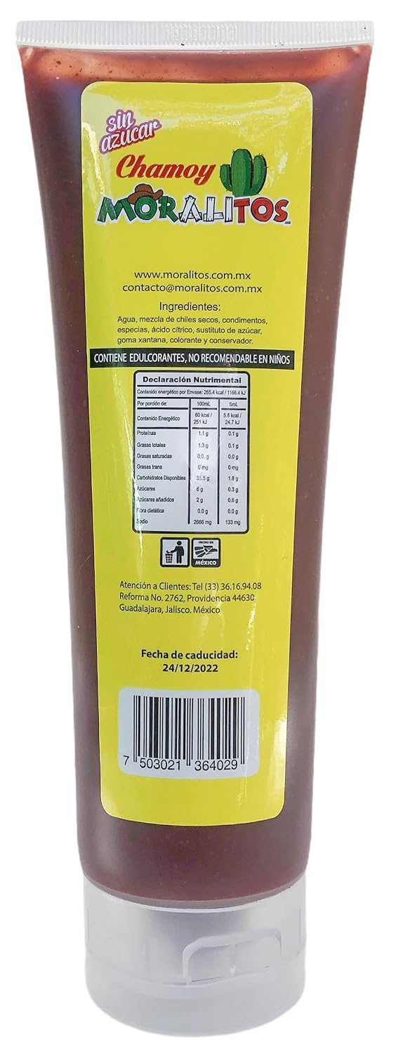 Chamoy Moralitos Mild Hot Sauce 10.14 FL OZ (300ML) No Added Sugar