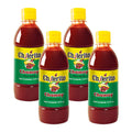 4 Pack EL CHILERITO Sauce Chamoy Flavor 355ml/ 12 Fl. Oz - Mexican Foods - Excellent For Garnishing Fruits And Snacks - Mexican Flavor - To Share With Friends And Family - Kosher - Natural Ingredients - Chili – Chamoy