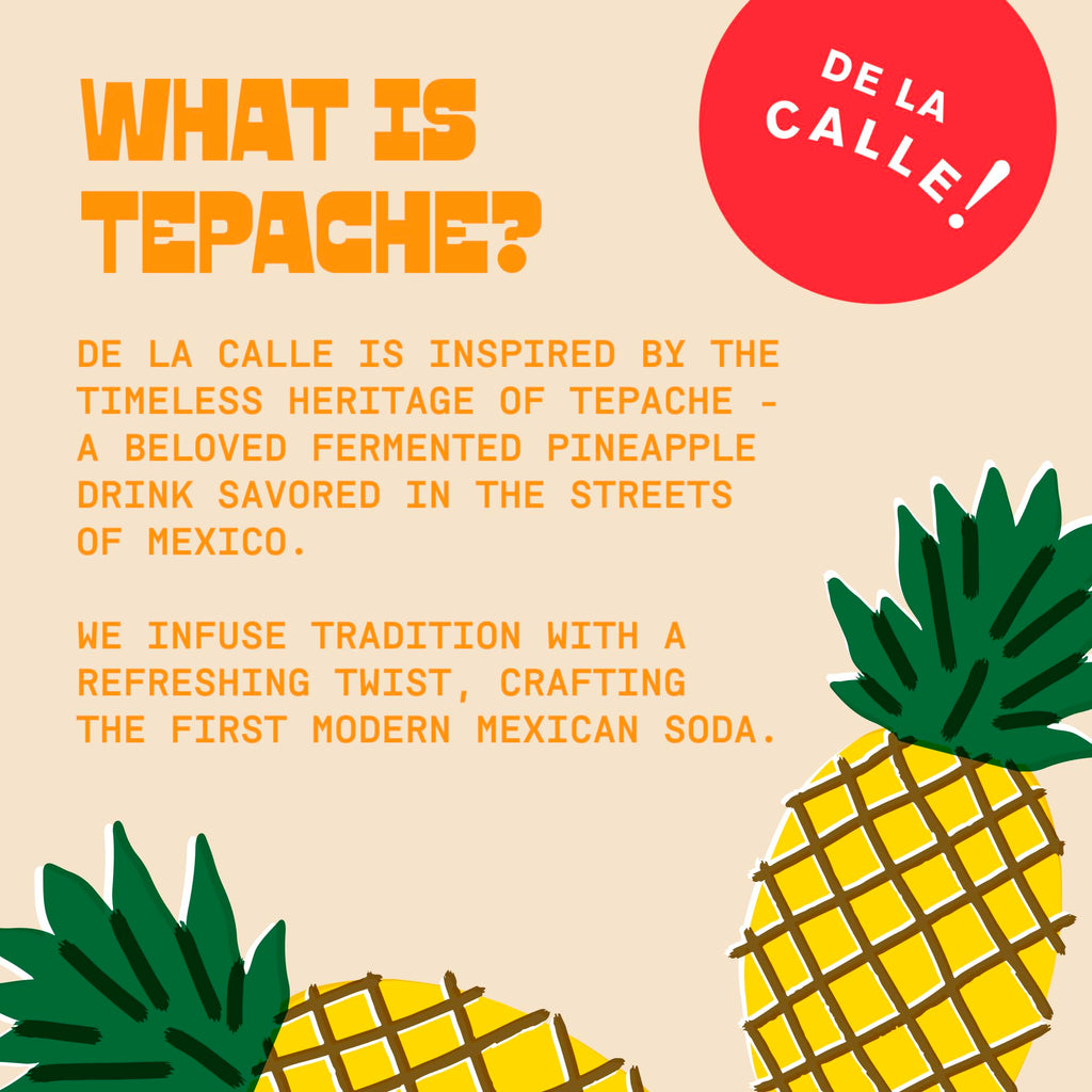 De La Calle Tepache - Mixta Variety Pack - Modern Mexican Soda - Craft Fermented Pineapple Sparkling Beverage - Certified Organic, Non-Alcoholic, Healthy Soda, Low Sugar, Low Calorie, Non-GMO