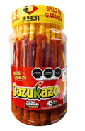Bazukazo Tarugos Tamarindo Chile Mexican Tamarind Candy 45 Pcs 31oz. Pack of 1