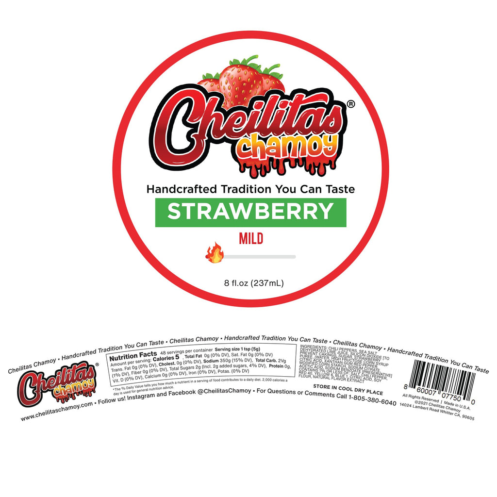 Cheilitas Chamoy Mexican Rim Candy Dip Paste 8 oz | Hand Crafted for Drinks, Cocktails, Micheladas, Beer and More (Tamarind)