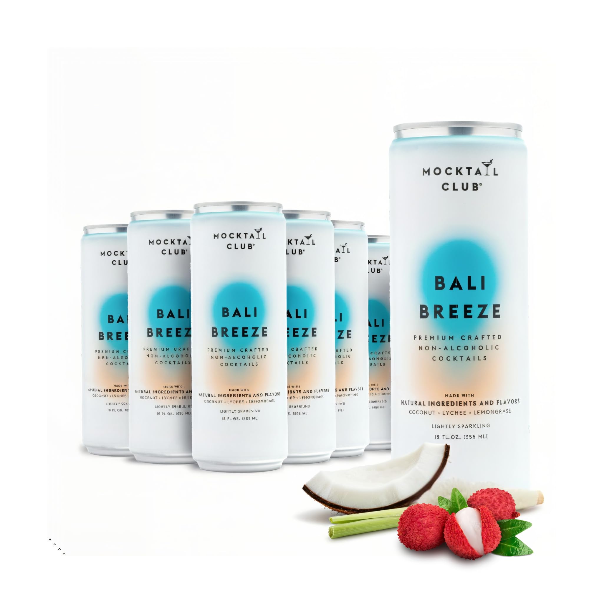 Mocktail Club Jalisco Passionfruit Sparkling Non-Alcoholic Cocktail 12oz (12pk), 80 Cals, Gluten-Free, No Artificial Ingredients, Zero Proof – with Passionfruit
