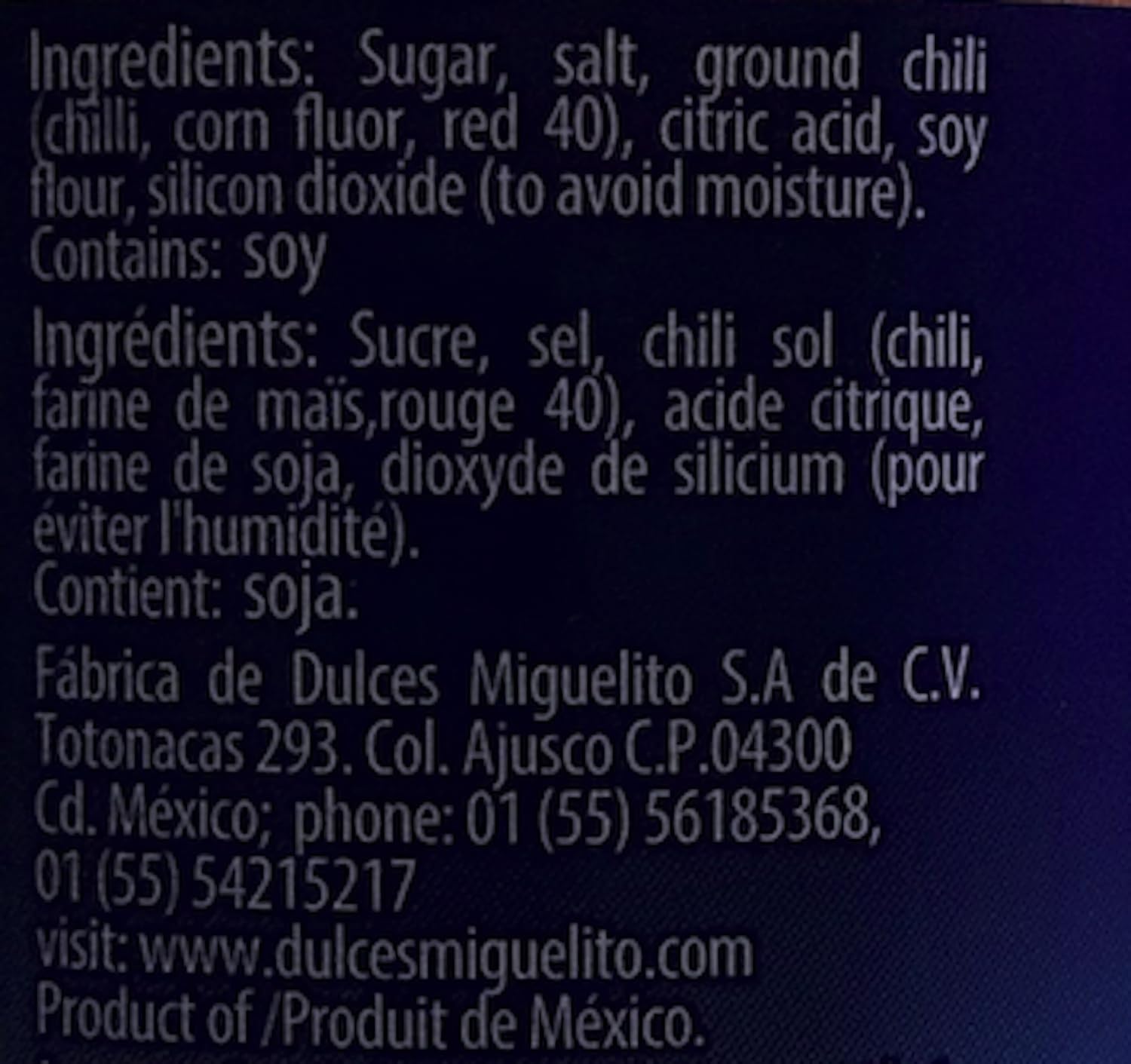 2 X Miguelito Chamoy Chilito Polvo Mexican Candy Chili Powder 2 Bottles 250g Ea by Miguelito