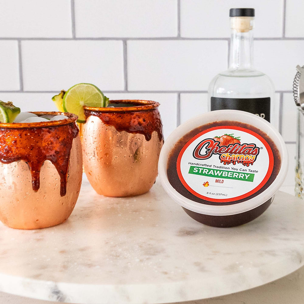 Cheilitas Chamoy Mexican Rim Candy Dip Paste 8 oz | Hand Crafted for Drinks, Cocktails, Micheladas, Beer and More (Tamarind)