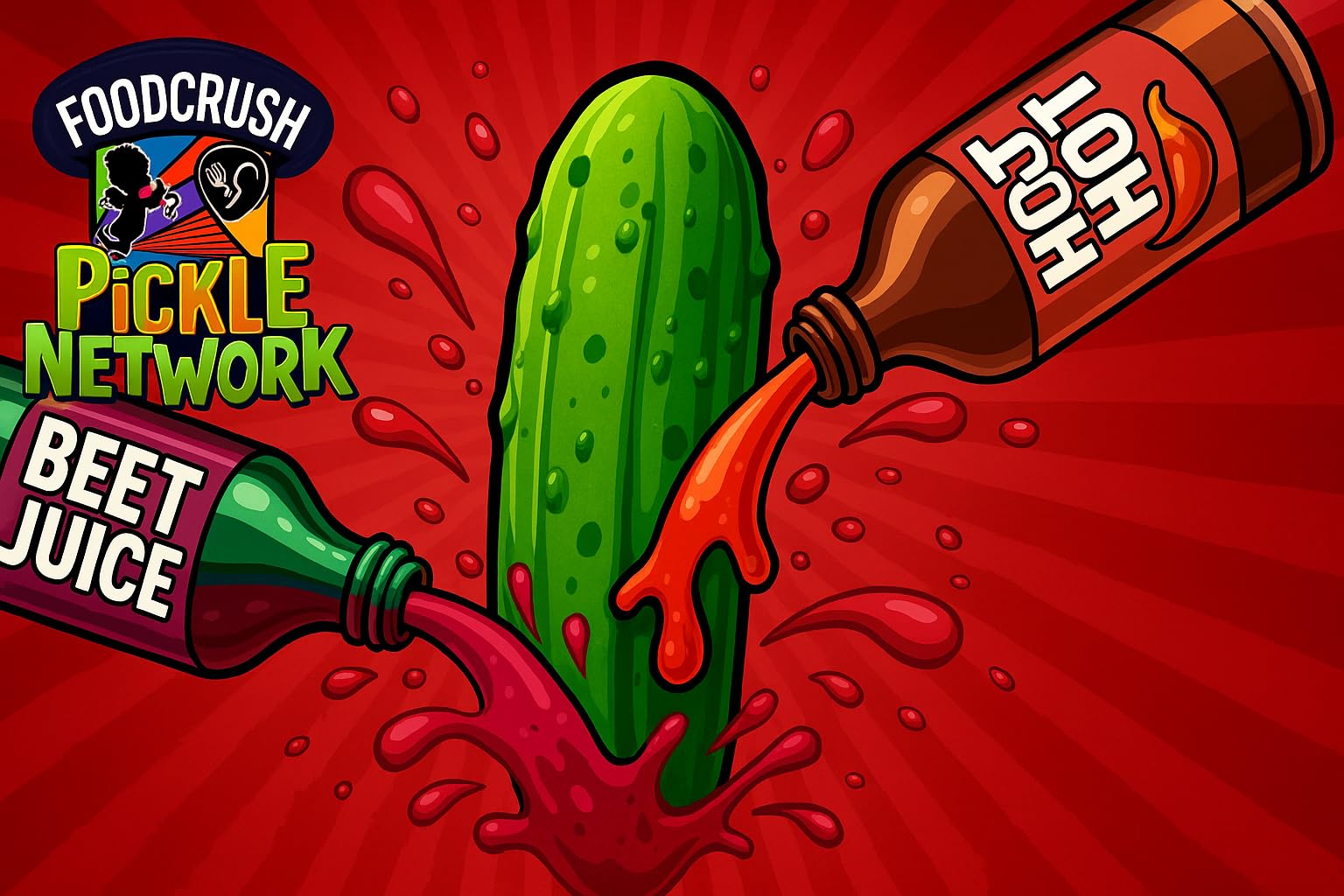 Food Crush Chamoy Pickles In A Pouch (Pack of 3) Used in the Chamoy Pickle Kit by Tiktok trend items