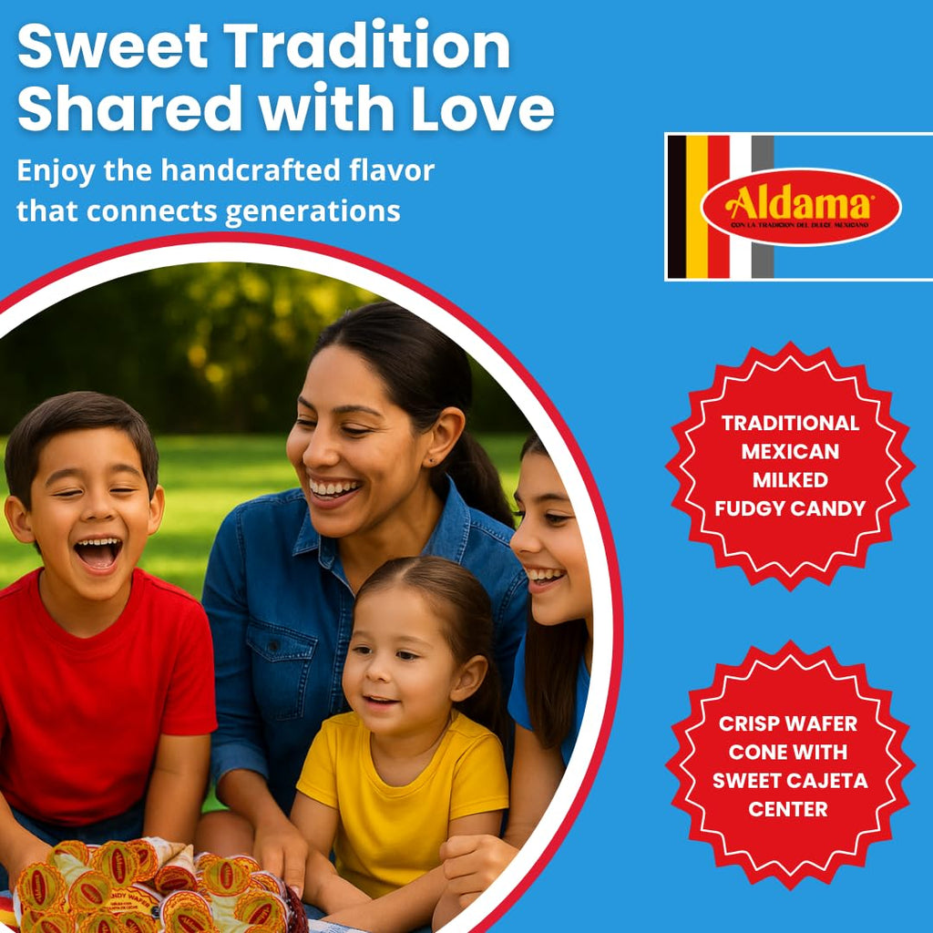 ALDAMA Megasurtido Bag (12-Count) – Assorted Mexican Candy | Wafer, Caramel & Chewy Traditional Sweets | Authentic Latin Flavor Variety Pack