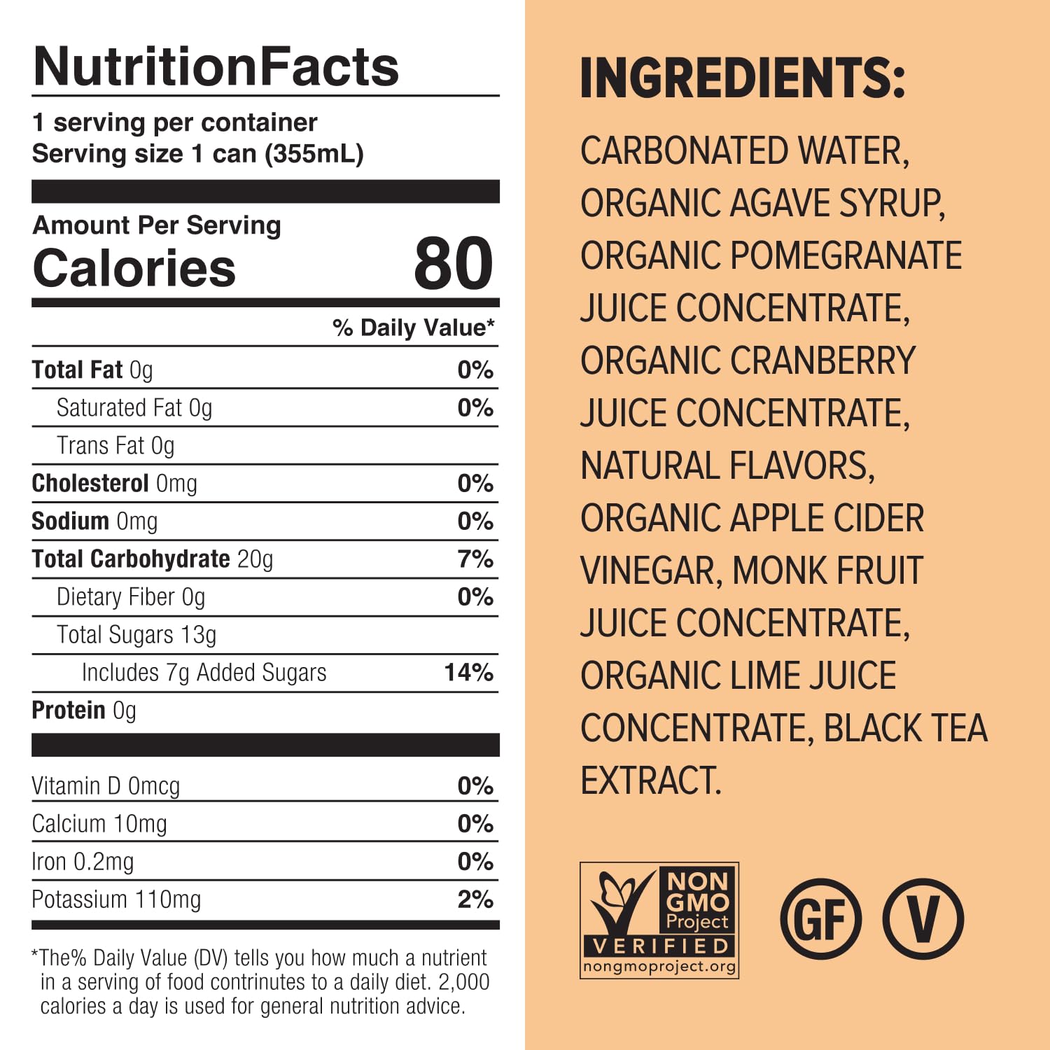 Mocktail Club Jalisco Passionfruit Sparkling Non-Alcoholic Cocktail 12oz (12pk), 80 Cals, Gluten-Free, No Artificial Ingredients, Zero Proof – with Passionfruit