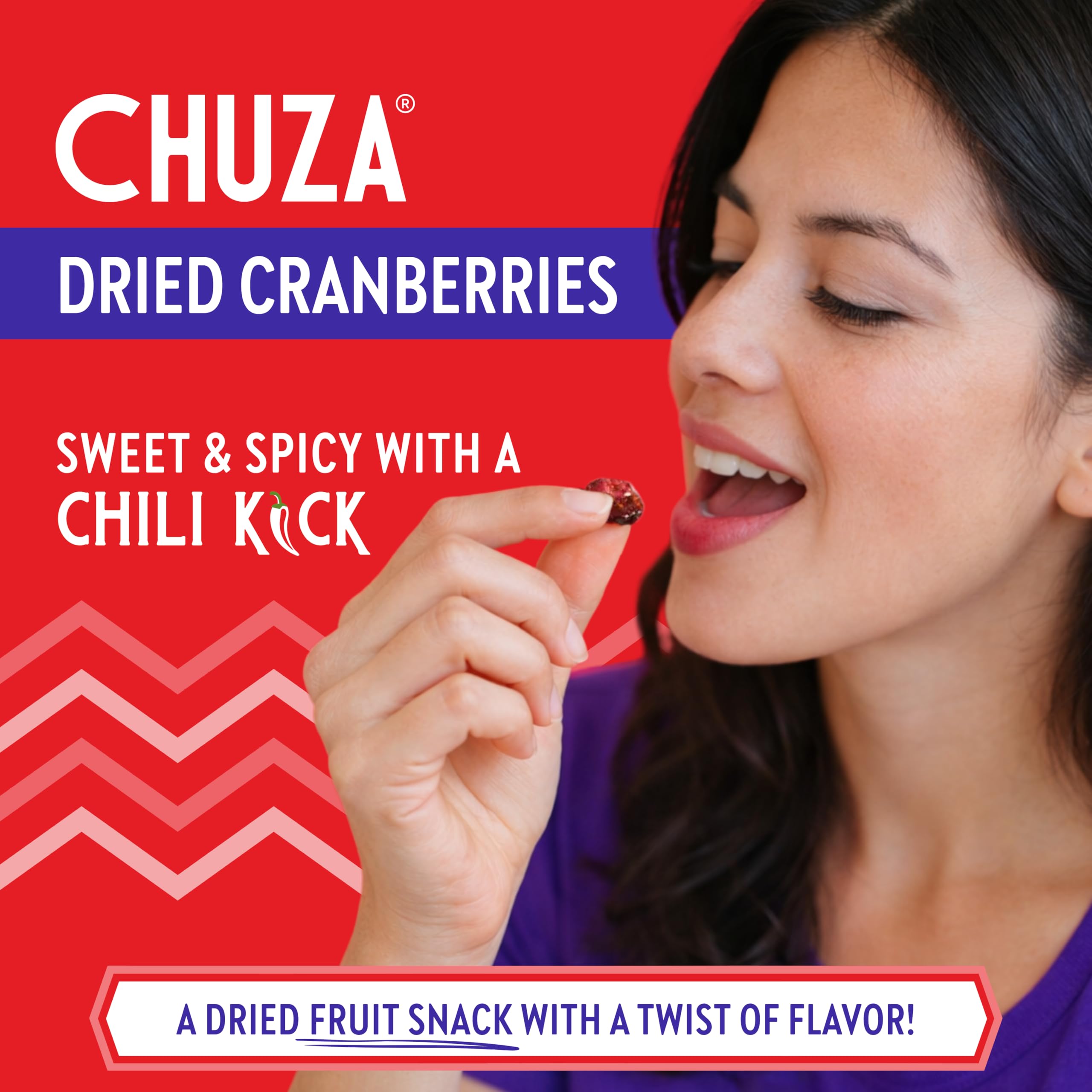 CHUZA Spicy Dried Mango Snacks Bites (4.5 oz. Pack of 2) – Mexican Candy Style Sweet Chili Dried Mango, with Chili Seasoning, Chili Powder, Dried Fruit Snacks, Spicy Snacks