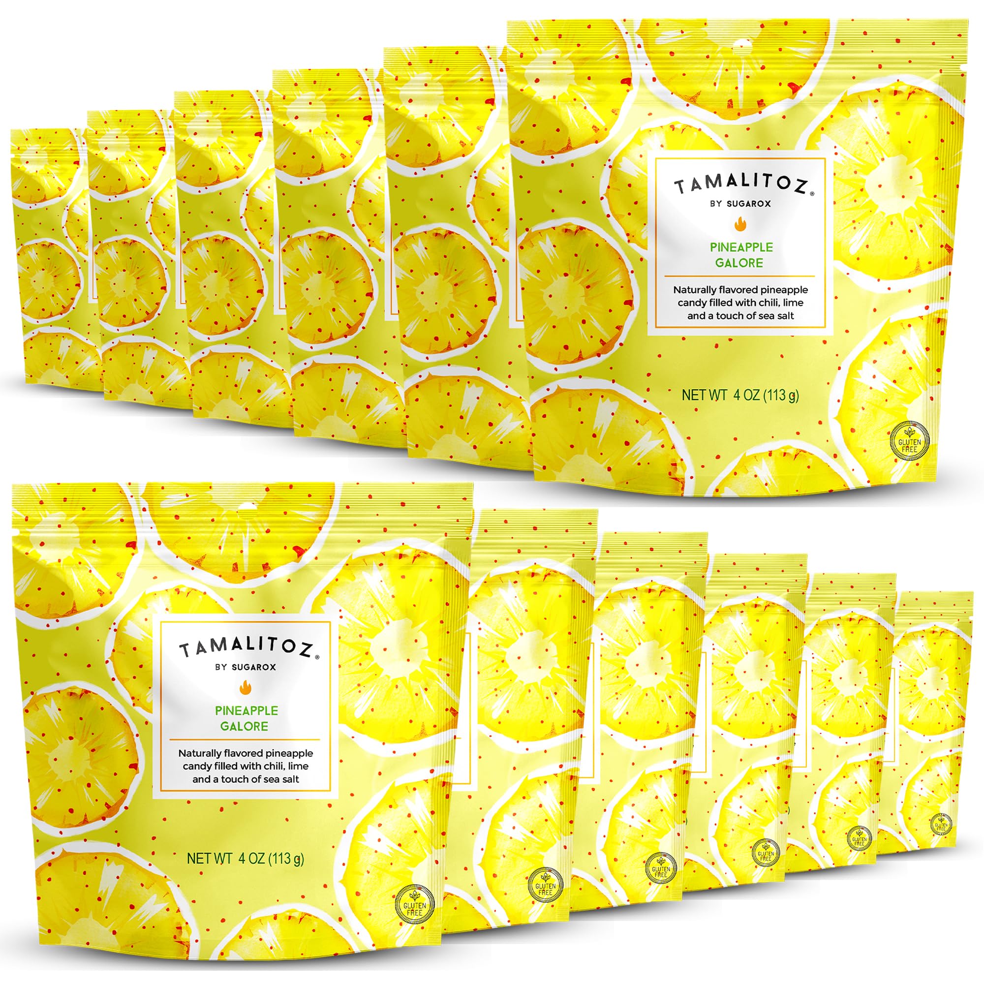 Tamalitoz Variety Pack – Spicy Mexican Hard Candy with Chile, Lime & Sea Salt, 8 Flavors: Mango, Cucumber, Tamarind, Watermelon, Pineapple, Blood Orange, Green Apple, Cherry – 8 Bags (4oz Each)