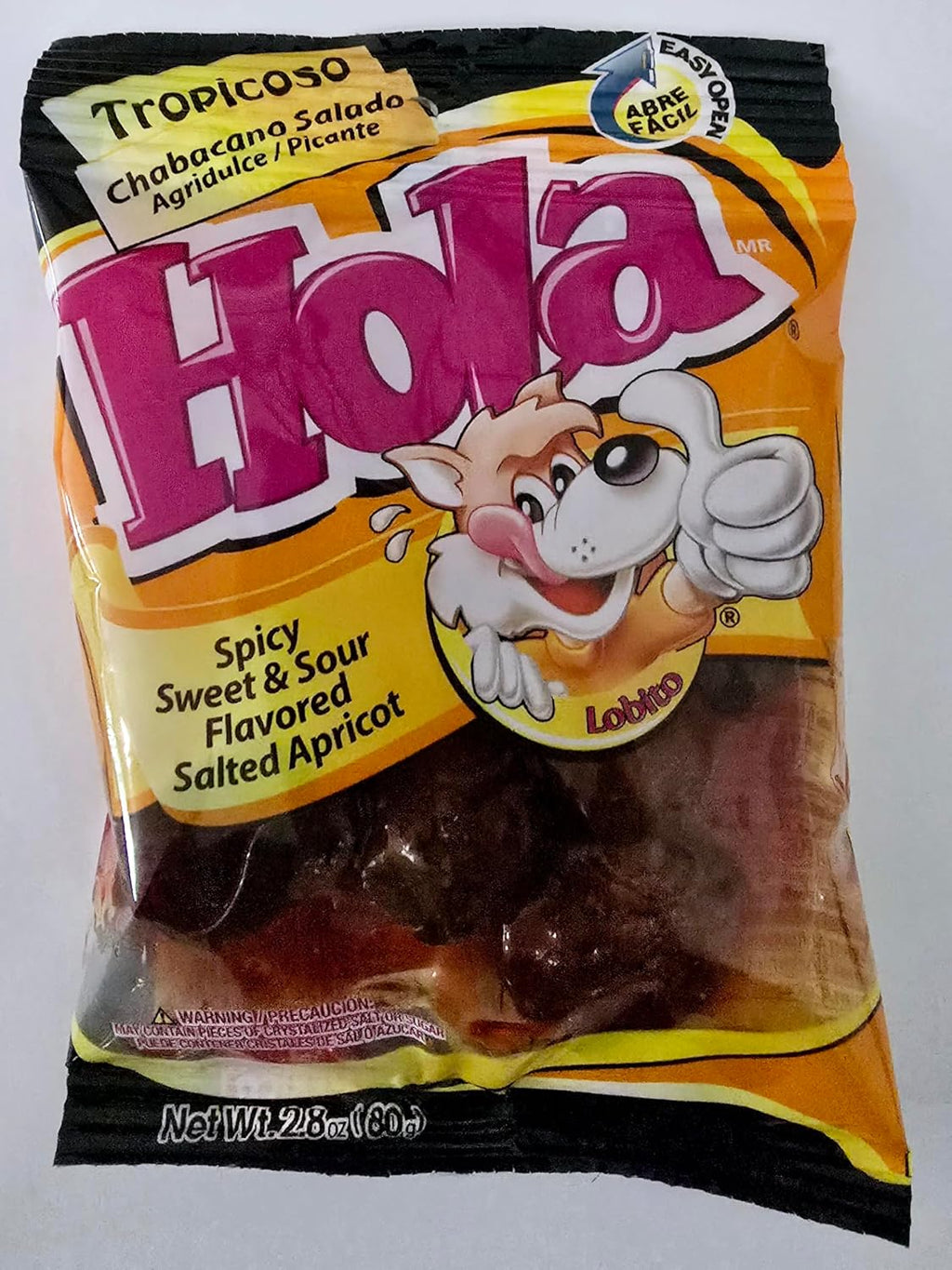 Hola Lobito Variety Pack – 6 Flavors of Mexican Salted Plums & Apricots | Sweet, Spicy & Sour Fruit Snacks, 6-Pack