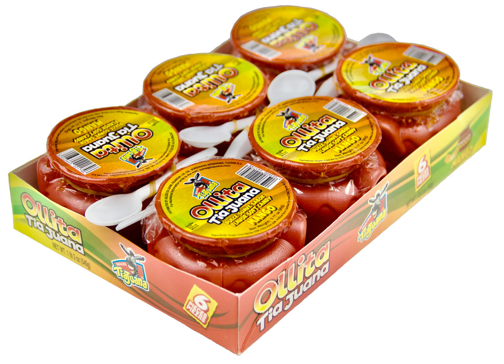 Ollita Tiajuana - Mini-Pot Tamarind Flavor Soft Candy: Dulce Suave Sabor Tamarindo