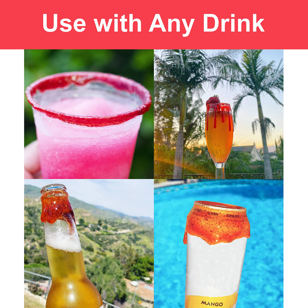 Cinco de Mayo Chamoy Rim Dip Cocktail Rim Dressing (1 x 7.6 oz. Container)