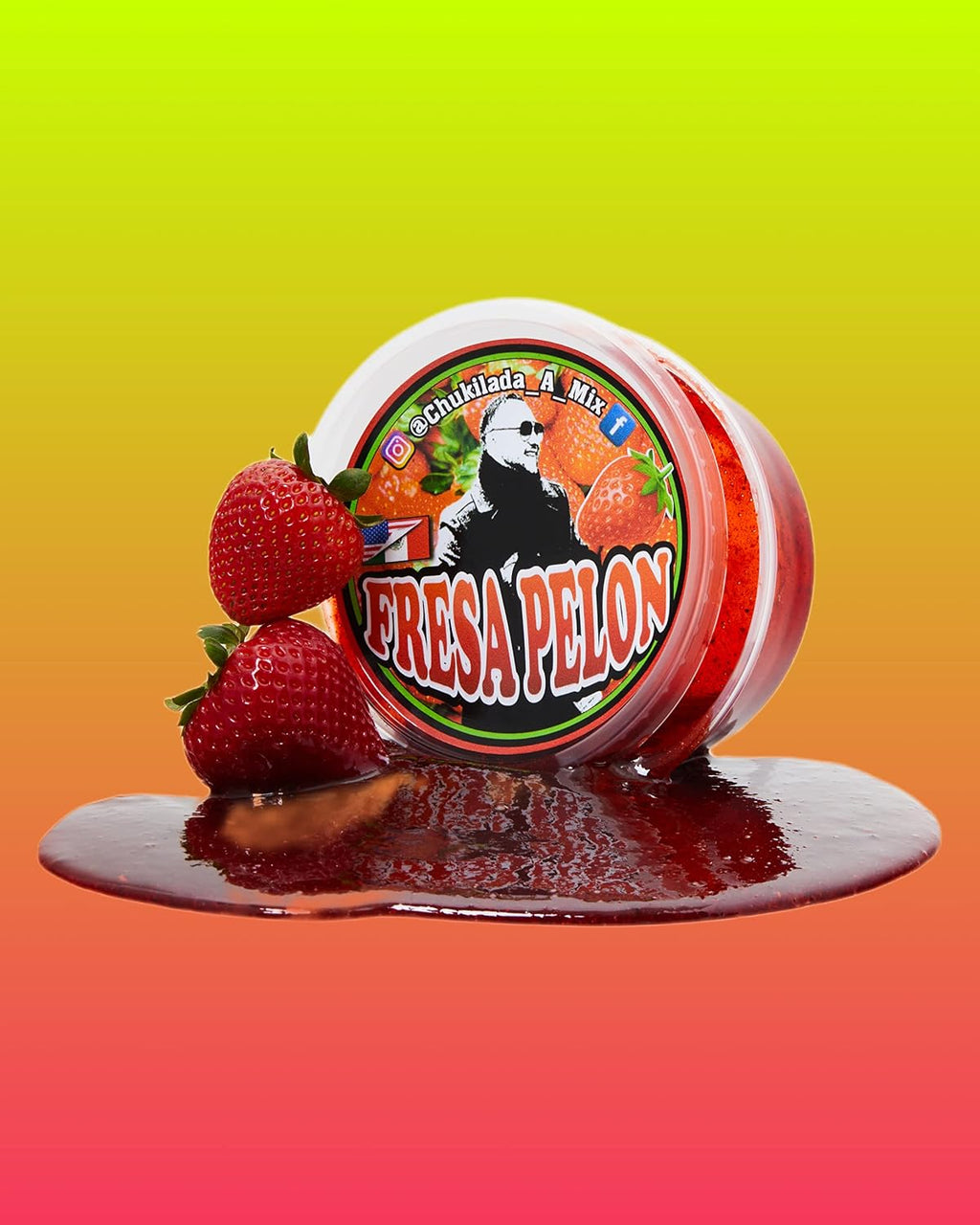 Strawberry Fresa Rim Paste Dip