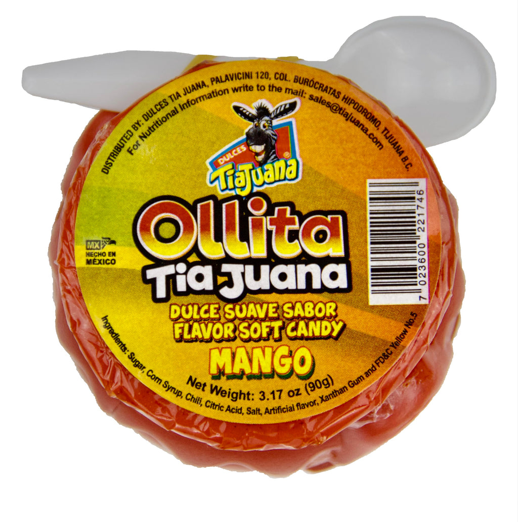 Ollita Tiajuana - Mini-Pot Tamarind Flavor Soft Candy: Dulce Suave Sabor Tamarindo