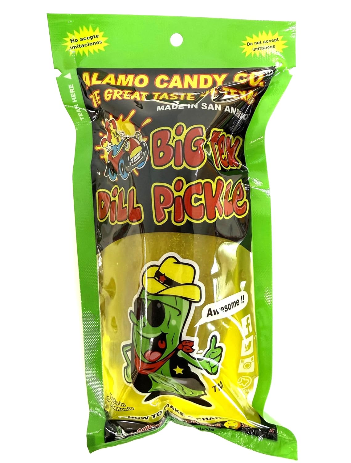Alamo Dill Pickle Kit, Make Your Own Chamoy Kit, Make the Famous TikTok Trend, Includes Original Alamo Dill Pickle, Chamoy Sauce, Chips, Baby Lucas, Lucas Gusano, Salsaghetti, Mexican Candy & More by LookOn