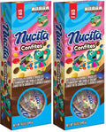 Nucita Confites 3-Flavor Spreadable Candy with Chocolate Candy (12 Pack) | Chocolate, Strawberry & Vanilla Spreadable Candy with Chocolate Flavored Candies