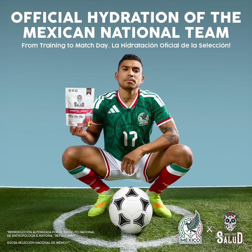 Salud x Jarritos 2-in-1 Hydration Packets + Immunity Electrolytes Powder, Guava - Agua Fresca Drink Mix, Elderberry, Dairy & Soy Free, Non-GMO, Gluten Free, Vegan, 1g Sugar (15 Servings)