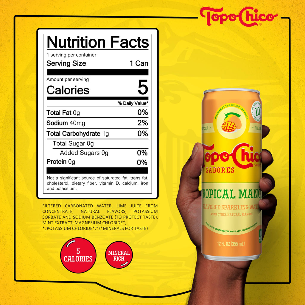 Topo Chico Sabores Raspberry with Lemon 12oz 8pk
