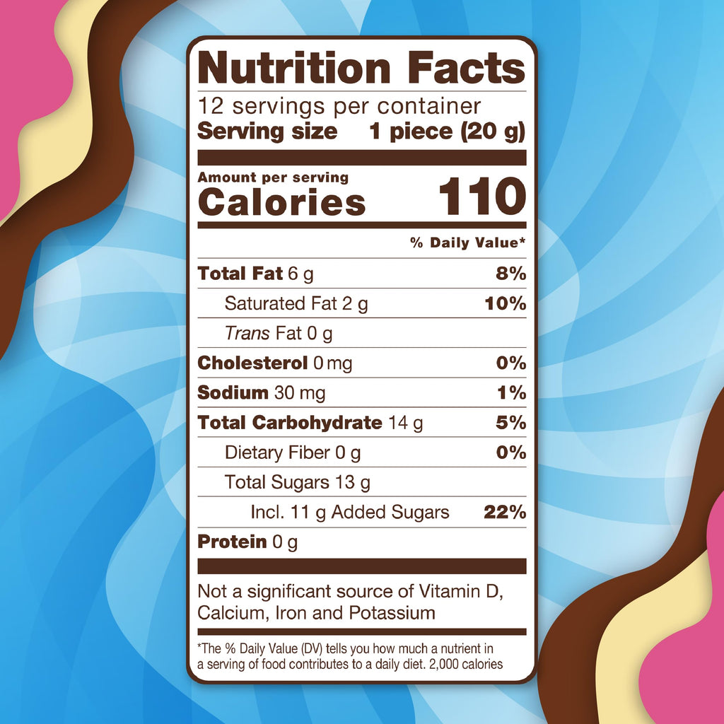 Nucita Confites 3-Flavor Spreadable Candy with Chocolate Candy (12 Pack) | Chocolate, Strawberry & Vanilla Spreadable Candy with Chocolate Flavored Candies