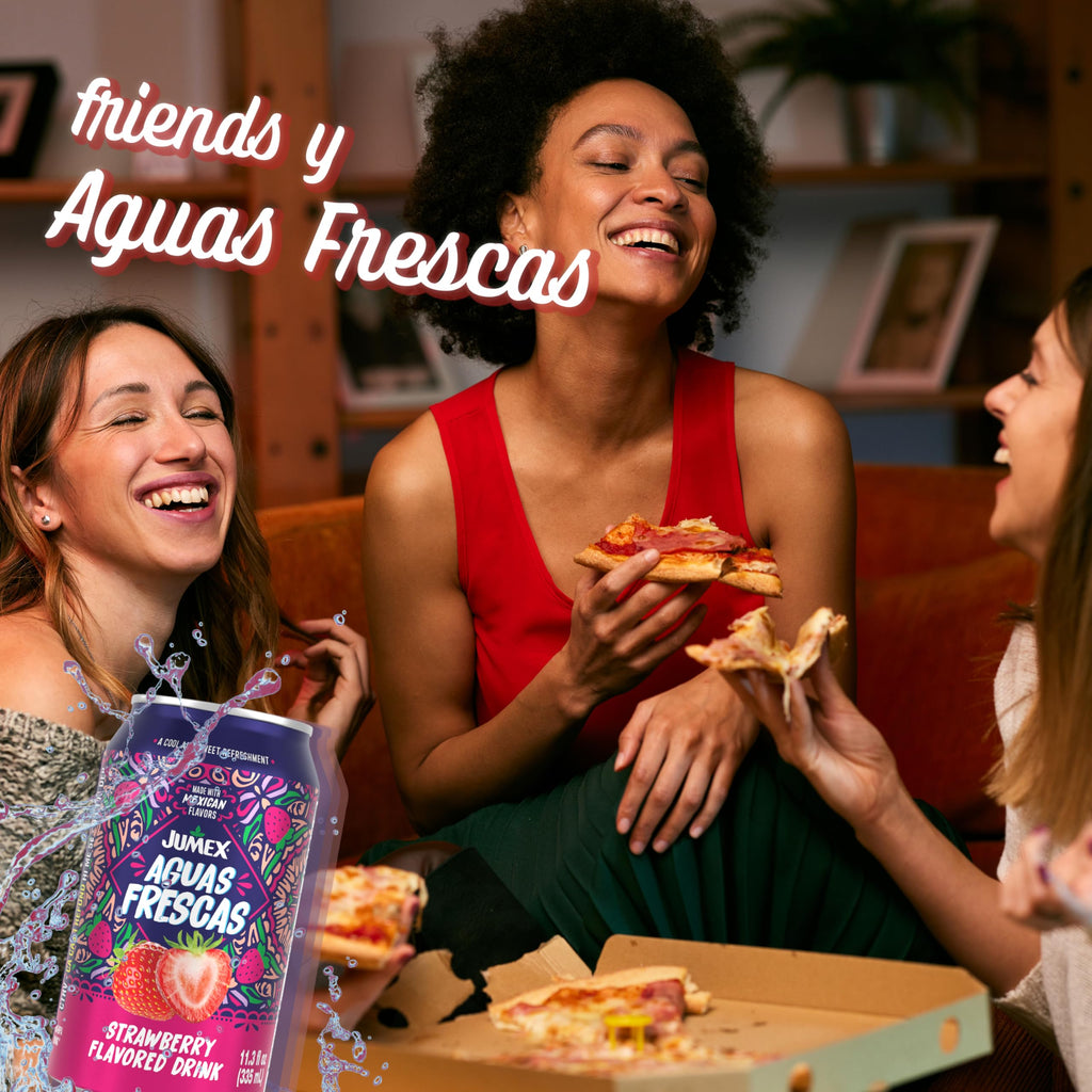 Jumex Aguas Frescas Hibiscus - Classic Mexican Soft Drinks - Hibiscus Drink for Cocktail Mixers & Mexican Food - Agua de Jamaica Flavored Water - Non Carbonated Non Alcoholic Beverages - 11.3oz, 24 Pack