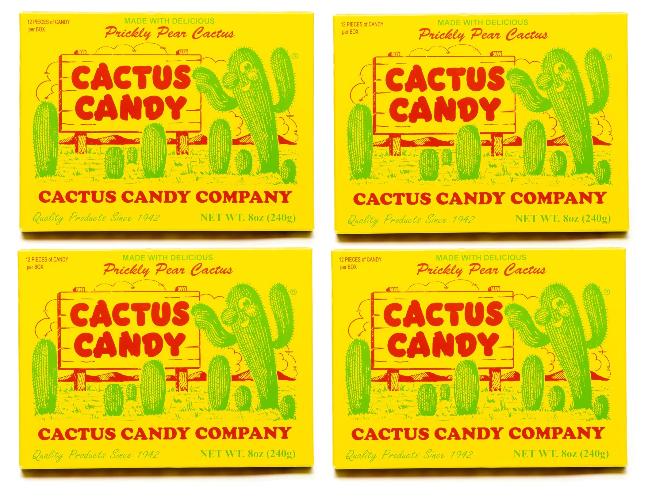Cactus Candy Company 1/2 LB Box Arizona Prickly Pear Cactus Candy